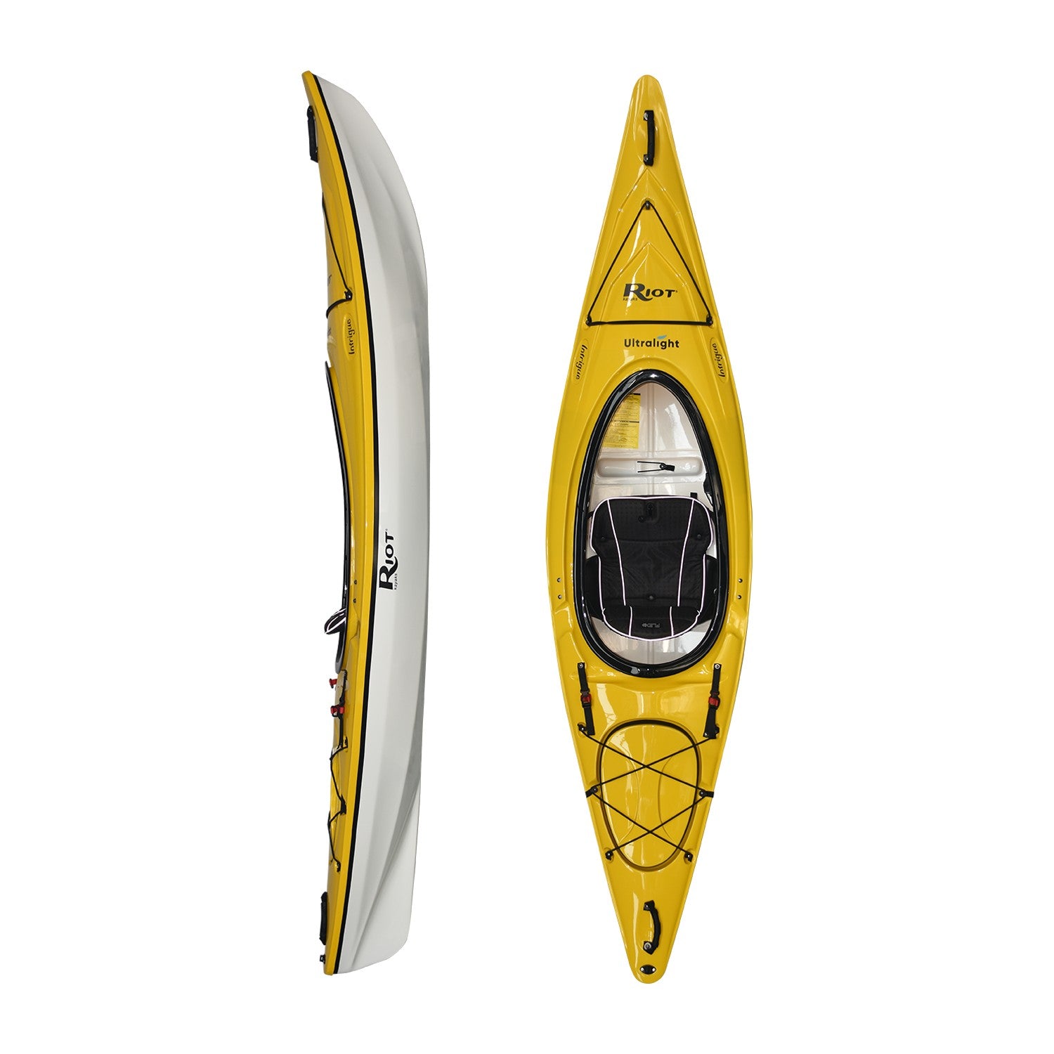 Intrigue Ultralight Kayak WIndowless Yellow