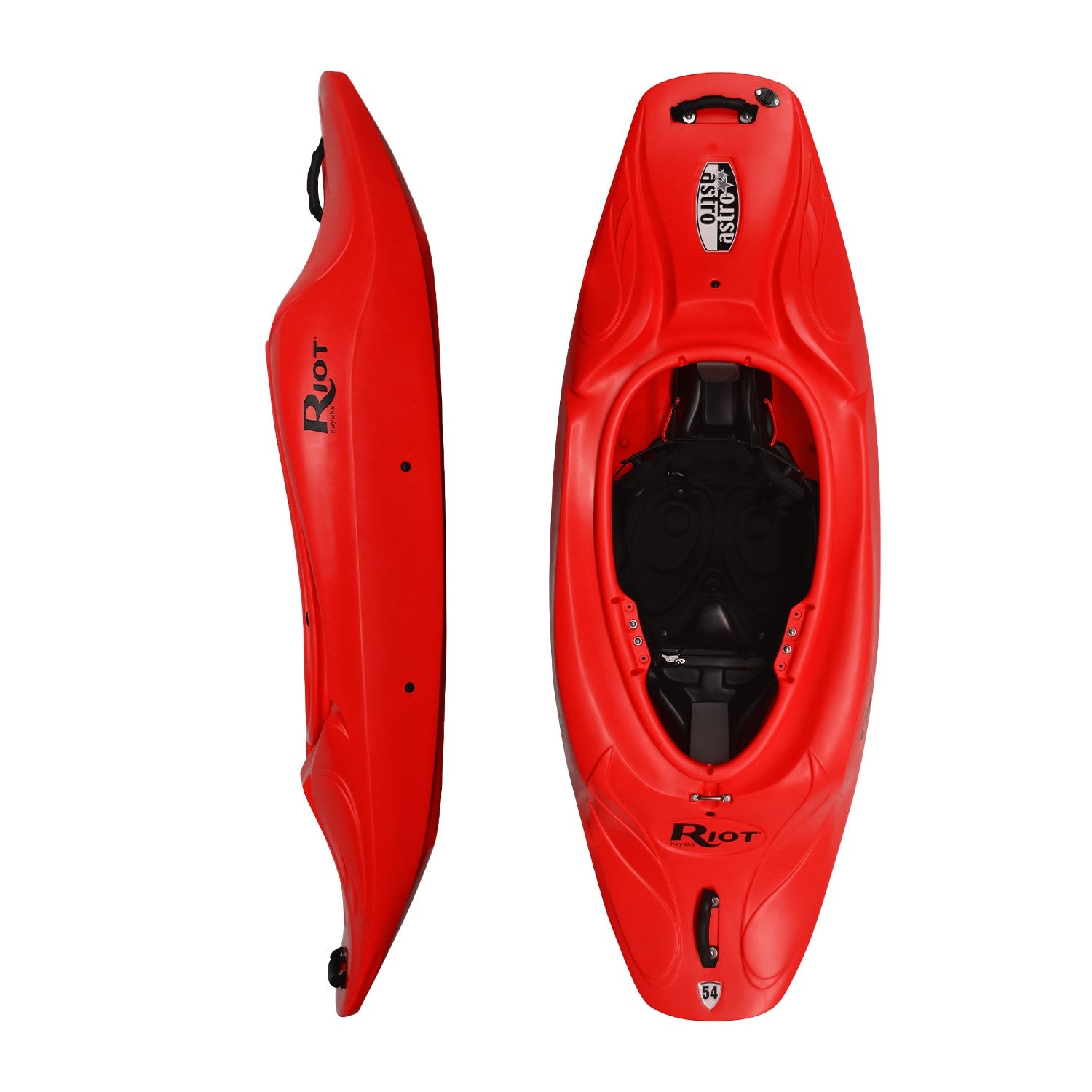 Astro 54 Kayak top and side view
