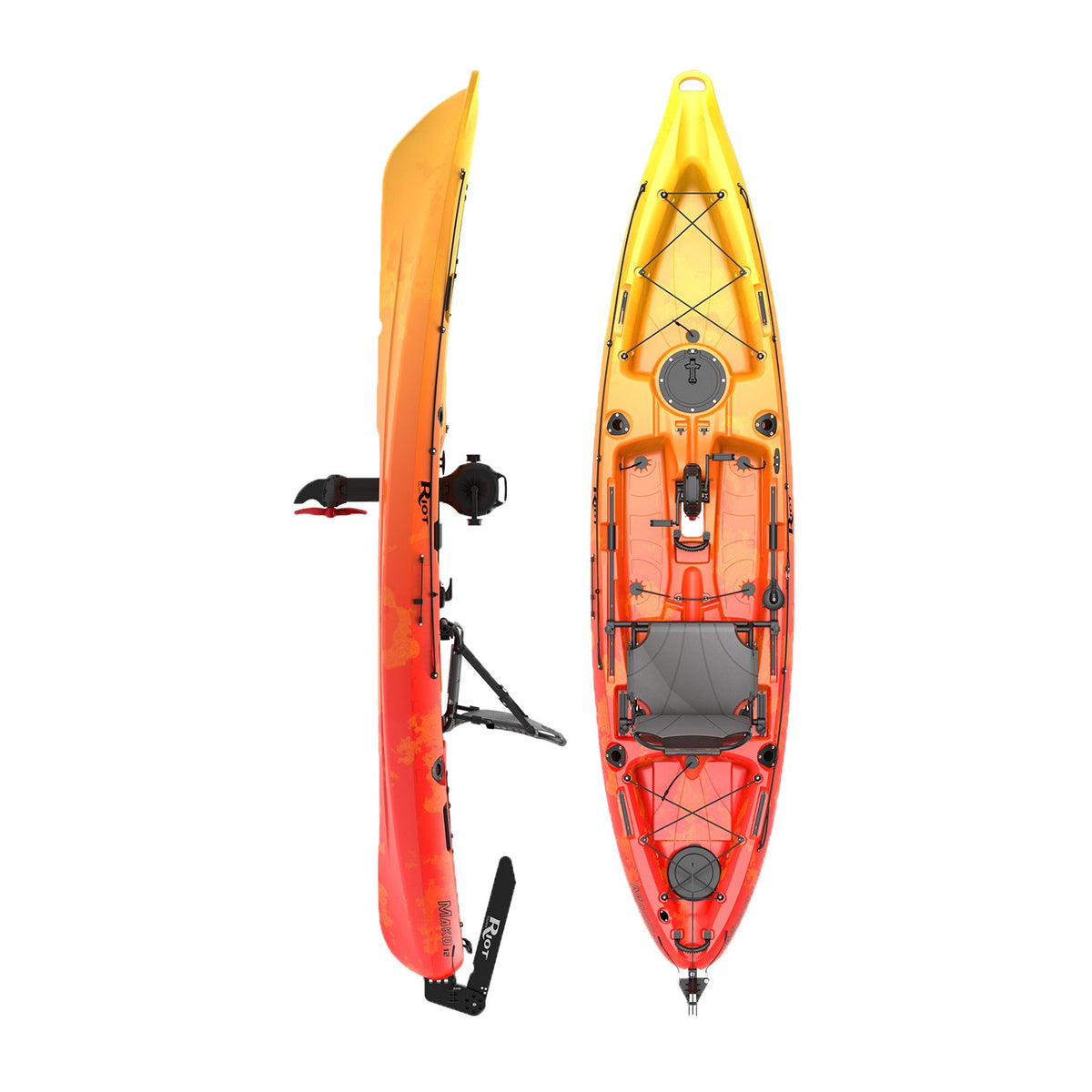 Mako 10.5 Impulse Drive Kayak | Riot Kayaks